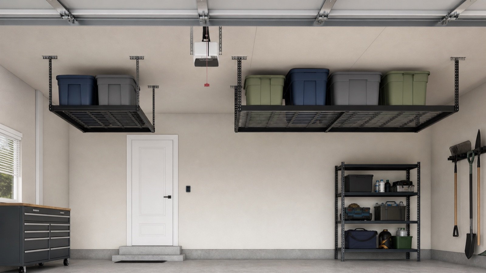 2×4 vs 4×8 Overhead Garage Rack: Which Size Fits Better?