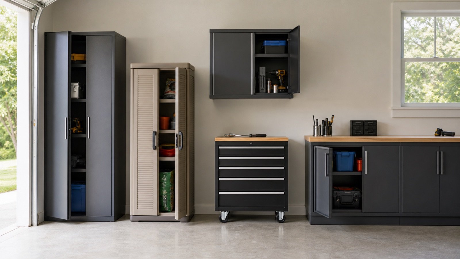 Garage Cabinets Buying Guide: Choose by Space, Load, and Use