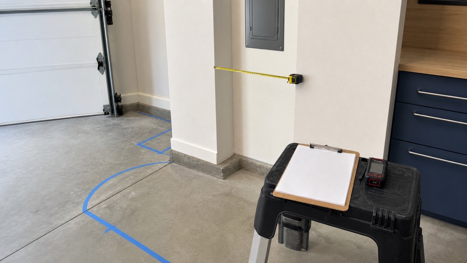 How to Measure a Garage for Storage Cabinets and Racks
