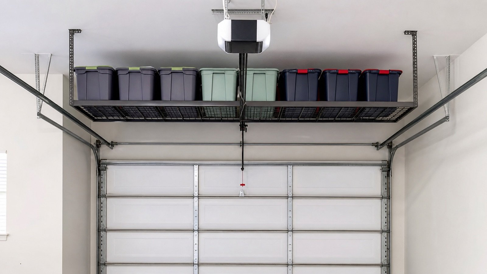Garage Storage Rack Above the Garage Door: A Clearance Guide