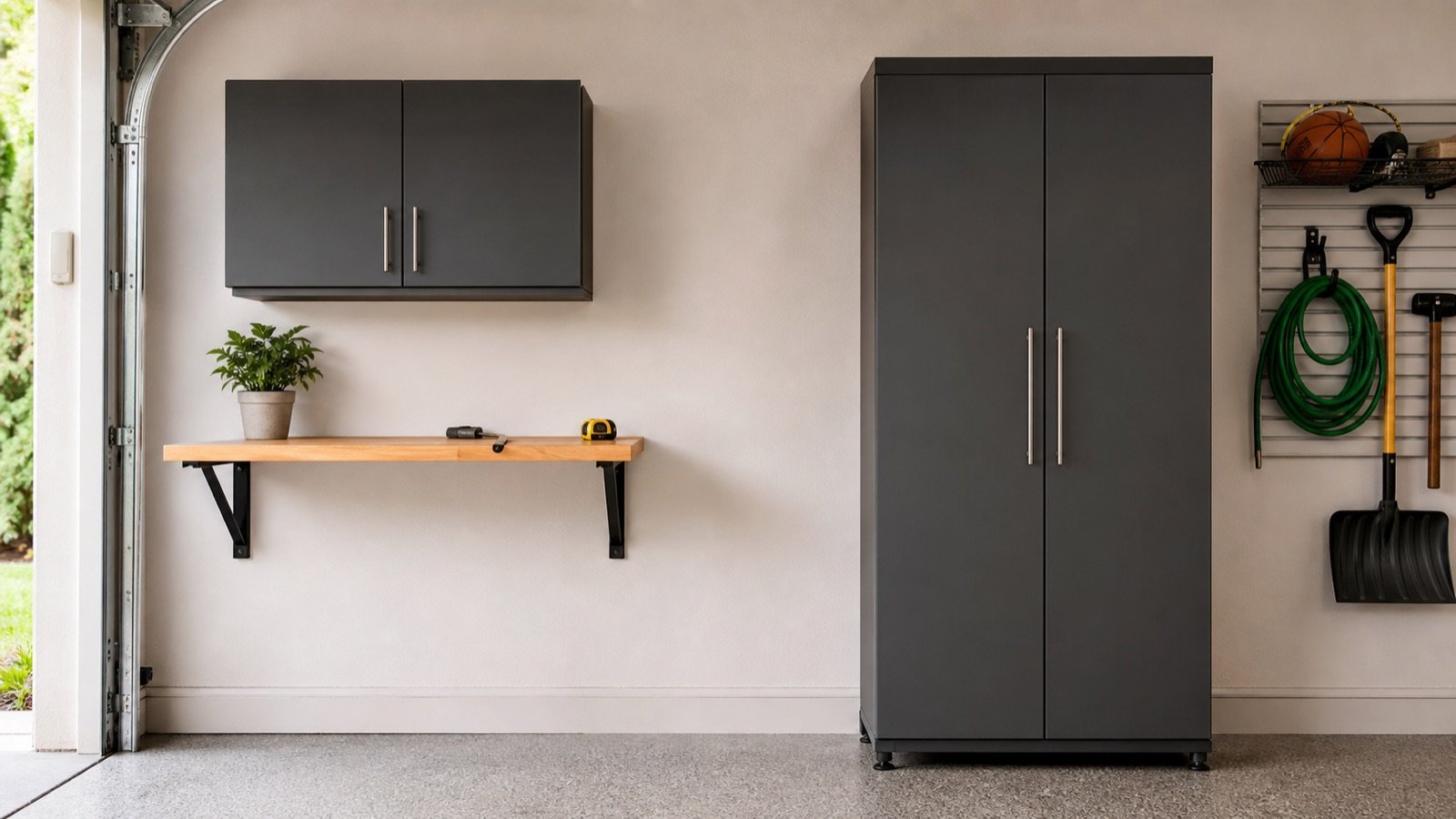 Wall-Mounted vs Freestanding Garage Cabinets