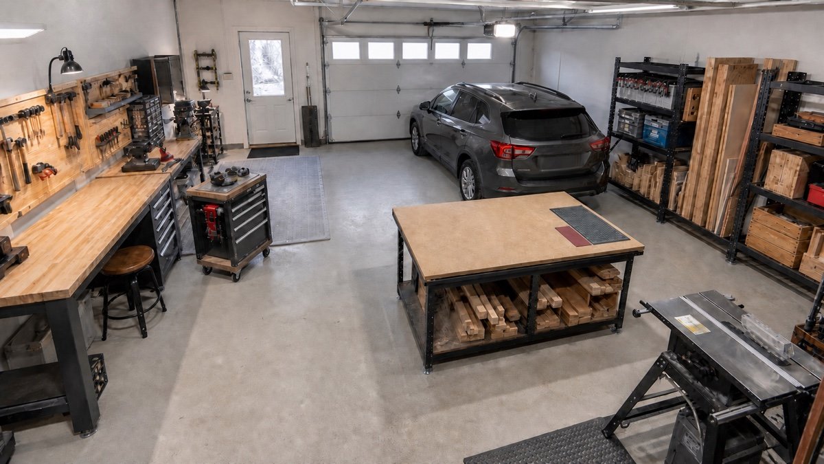 Garage Workshop Layout Guide: Plan Zones Before Tools