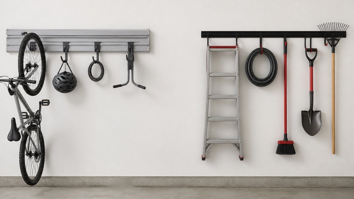 Gladiator GearTrack vs Rubbermaid FastTrack: Which Rail Fits Your Garage?