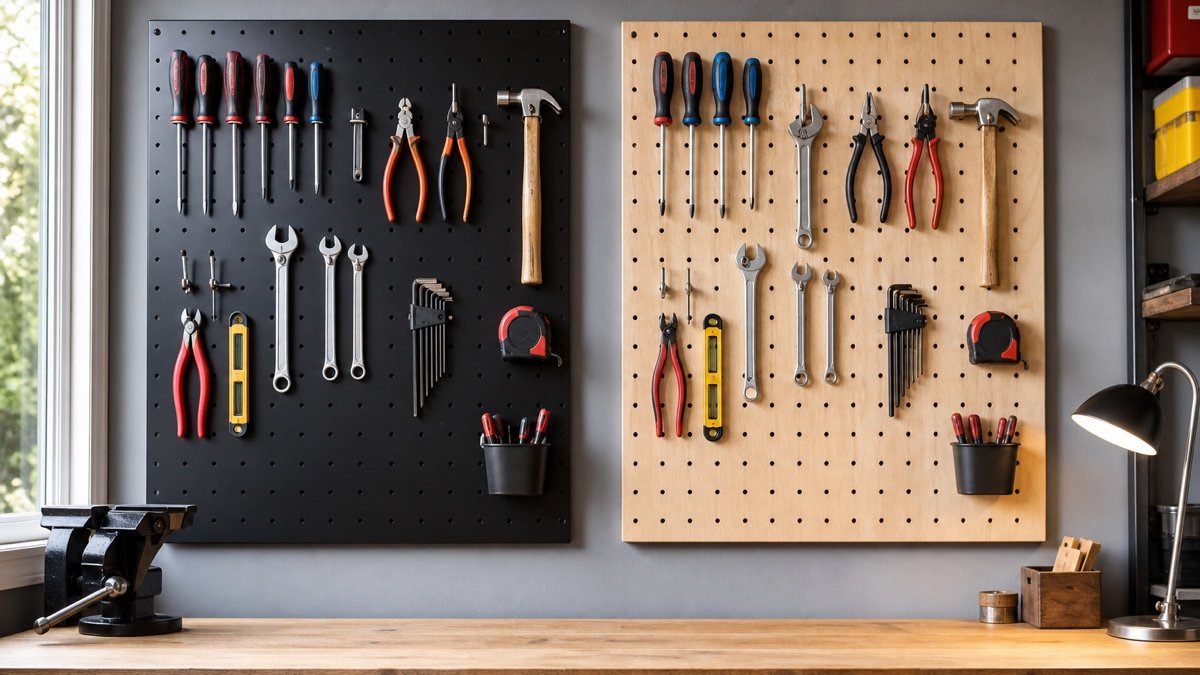 Metal vs Wood Pegboard: Which Belongs in Your Garage?