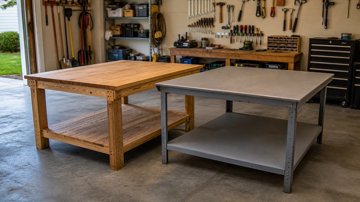 Wood vs Steel Workbench: Which Material Fits Your Work?