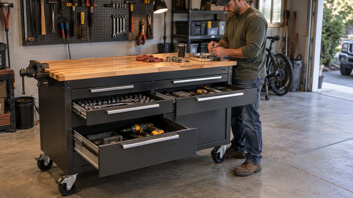 Best Workbench With Drawers: 5 Garage Picks