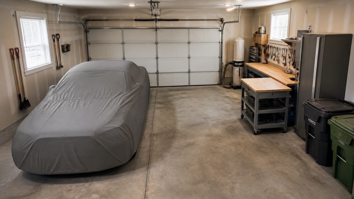 Garage Workshop Zones: Make Parking, Storage, and Work Cooperate