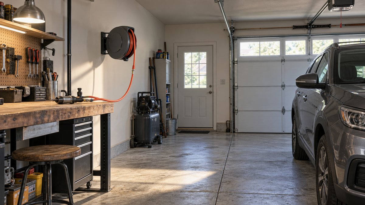 Where to Mount an Air Hose Reel in a Garage: 5 Checks